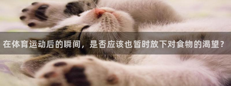 中欧文化交流中心：在体育运动后的瞬间，是否应该也暂时放下对食物的渴望？